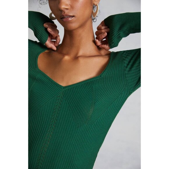 Anthropologie Seamed Knit Maxi Dress - Picture 2 of 10